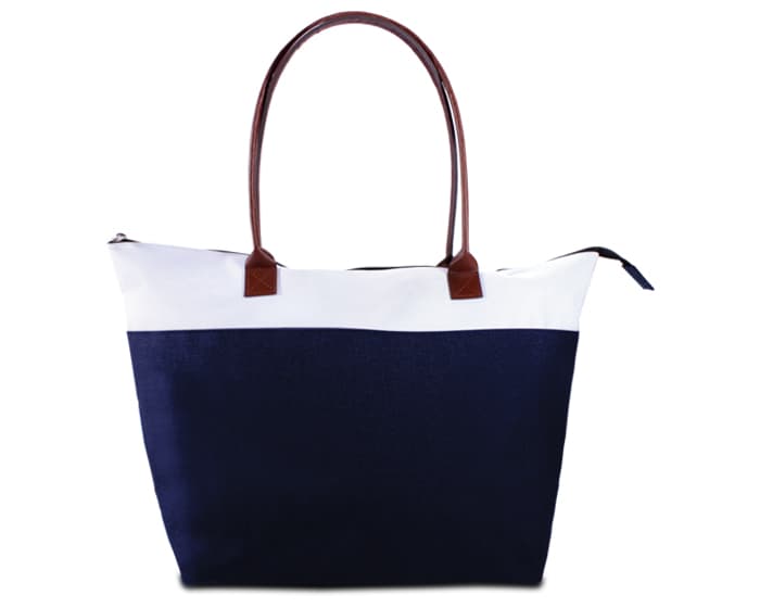 BOLSA BICOLOR ALIN A2532 AZUL 2