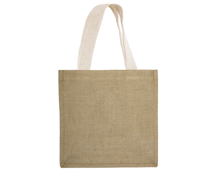 BOLSA DE YUTE CANCÚN A2797 CAFÉ 2