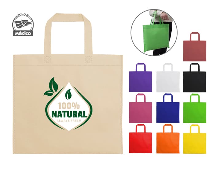BOLSA NON WOVEN MINI MARKET A2953 AMARILLO
