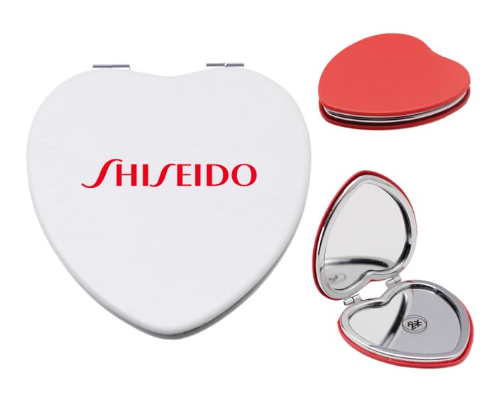 ESPEJO DOBLE DE CORAZÓN IN LOVE A3068 BLANCO