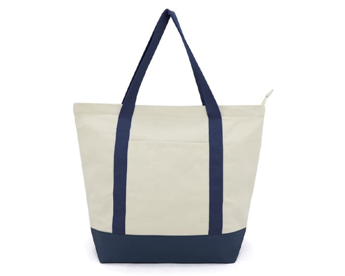 BOLSA DE POLI ALGODÓN TULUM A3115 AZUL MARINO 2