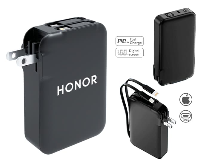 BATERÍA DE CARGA RÁPIDA CAP. 5,000 mAh ELIXIR A3137 NEGRO
