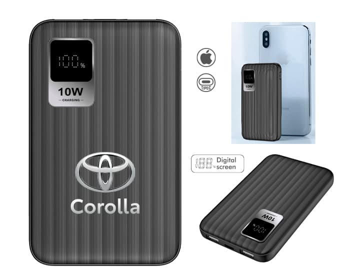 BATERÍA DE CARGA RÁPIDA CAP. 5,000 mAh ELEGANT A3139 NEGRO