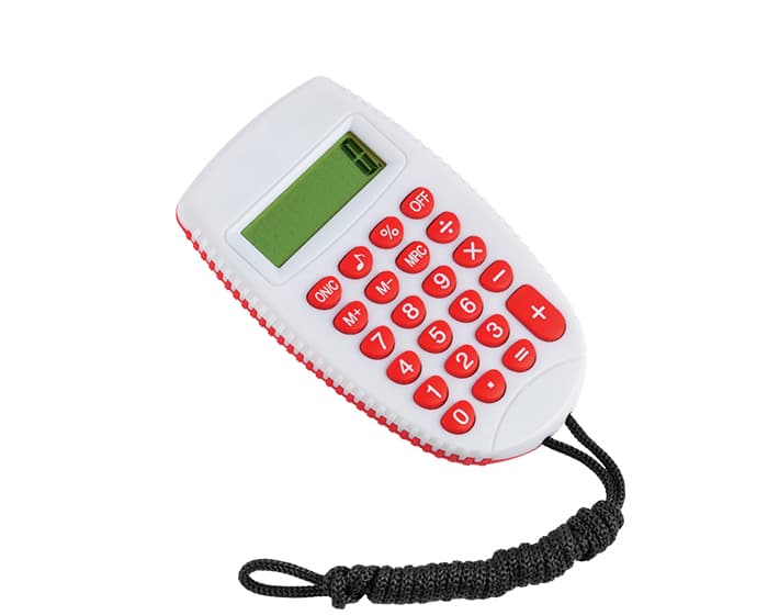 CALCULADORA CORDON REC CC4261 ROJO 2