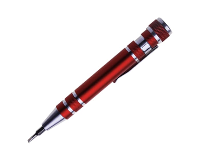 DESARMADOR TIPO PLUMA BARREL A2138 ROJO 2