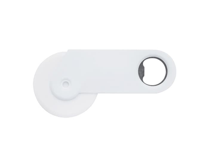 CORTADOR DE PLASTICO PARA PIZZA Y BOTELLAS RAFAELLO A2239 BLANCO 2