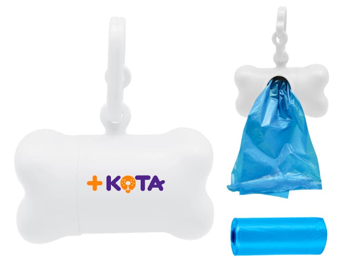 CONTENEDOR 20 BOLSAS PLASTICAS TIMMY A2295 BLANCO