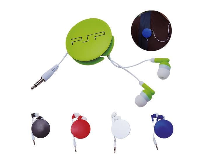 AUDÍFONOS CON CLIP Y BASE PARA CABLES MELODY A2392 AZUL