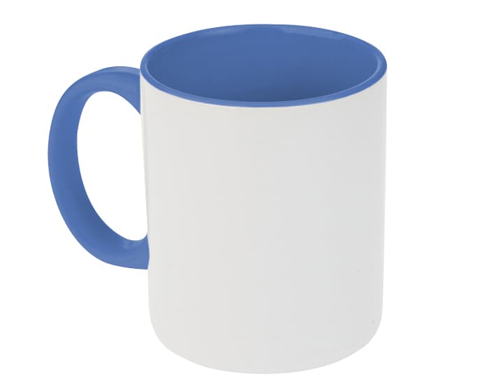 TARRO BICOLOR DE SUBLIMACIÓN 11 OZ ALINE A2463 AZUL 2