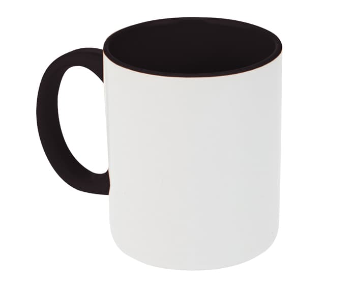 TARRO BICOLOR DE SUBLIMACIÓN 11 OZ ALINE A2463 NEGRO 2