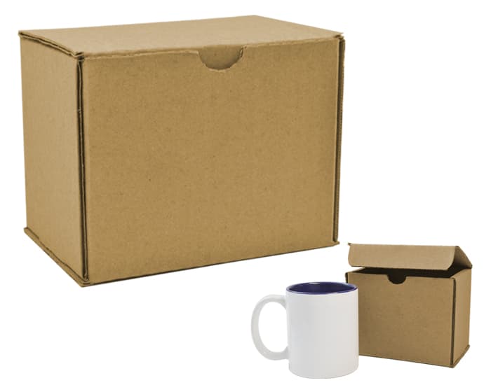 CAJA DE CARTÓN No. 1 EMPAQUE PARA TAZA A2755 CAFÉ