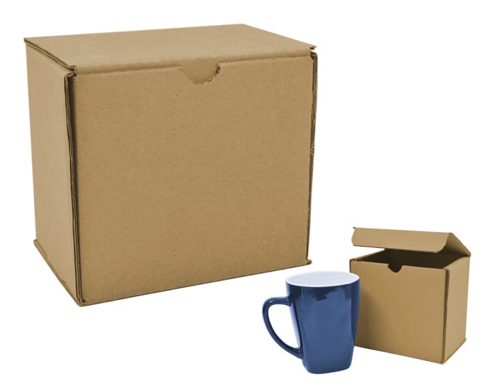 CAJA DE CARTÓN No. 2 EMPAQUE PARA TAZA A2756 CAFÉ