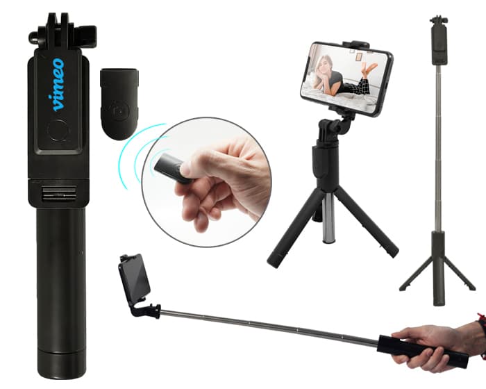 ACCESORIO TRIPODE SELFIE WALKER A2771 NEGRO