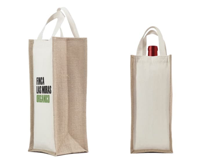 BOLSA DE ALGODÓN PARA BOTELLAS VINAGRETO A2854 BLANCO