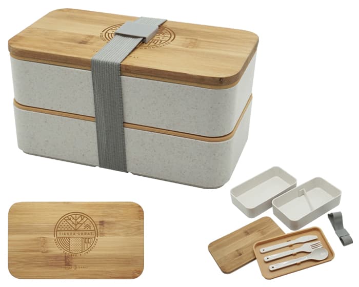 BOX LUNCH BAMBÚ ROBLE A2863 CAFÉ