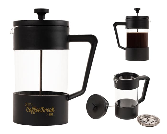 CAFETERA DE VIDRIO BOROSILICATO FRANCIS A3012 NEGRO