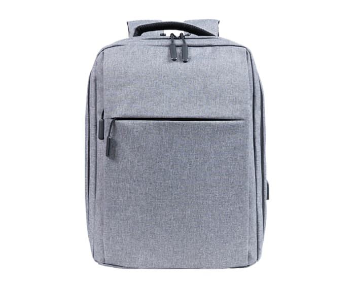 MOCHILA BACKPACK PORTA LAPTOP USB NERD A3030 GRIS 2