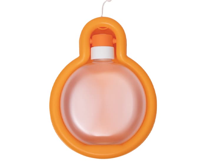 BEBEDERO PLEGABLE PARA MASCOTAS DOGGY A3034 NARANJA 2