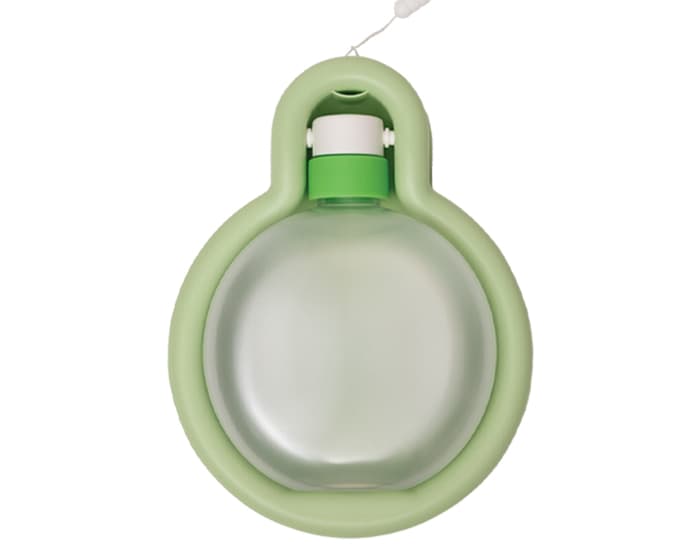 BEBEDERO PLEGABLE PARA MASCOTAS DOGGY A3034 VERDE CLARO 2