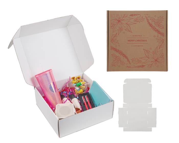 CAJA DE REGALO 31 x 31 x 12 CM A3062 BLANCA