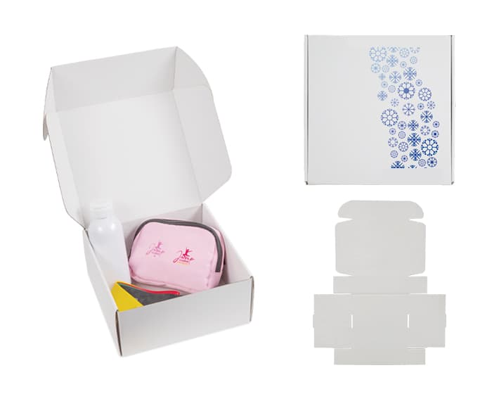 CAJA DE REGALO 26.5 x 26.5 x 12 CM A3064 BLANCA