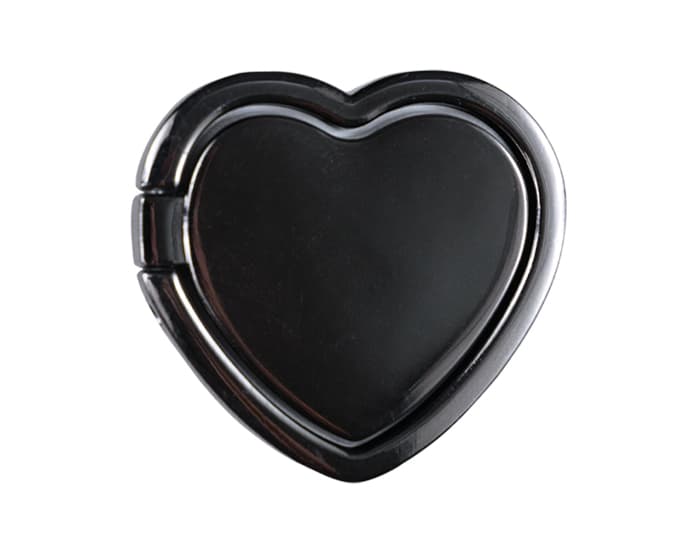 ANILLO CON SOPORTE PARA CELULAR EN FORMA DE CORAZÓN LOVER A3087 GRIS 2