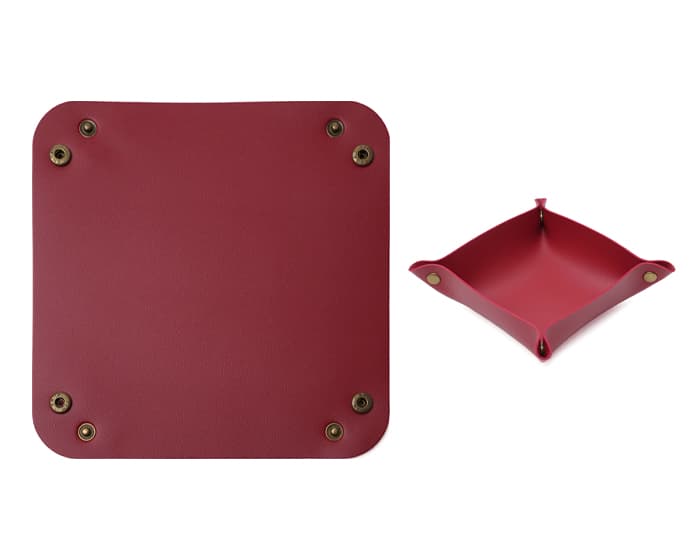 BANDEJA DE PU CASTOR A3178 ROJO 2