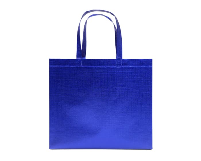 BOLSA DE NONWOVEN METALIZADO GLEAM A3188 AZUL 2
