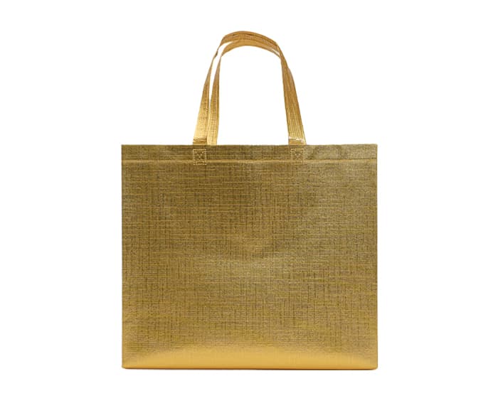 BOLSA DE NONWOVEN METALIZADO GLEAM A3188 ORO 2