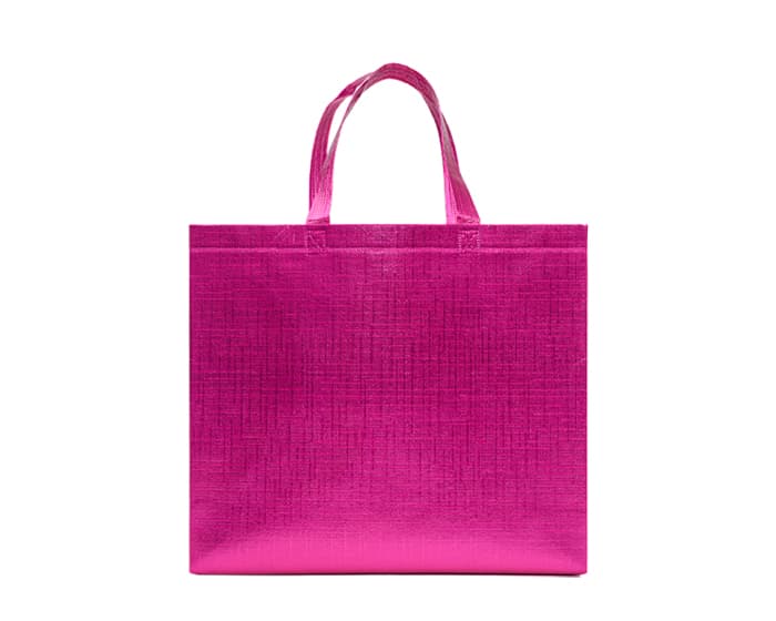BOLSA DE NONWOVEN METALIZADO GLEAM A3188 ROSA 2