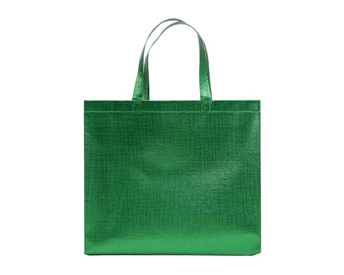 BOLSA DE NONWOVEN METALIZADO GLEAM A3188 VERDE 2