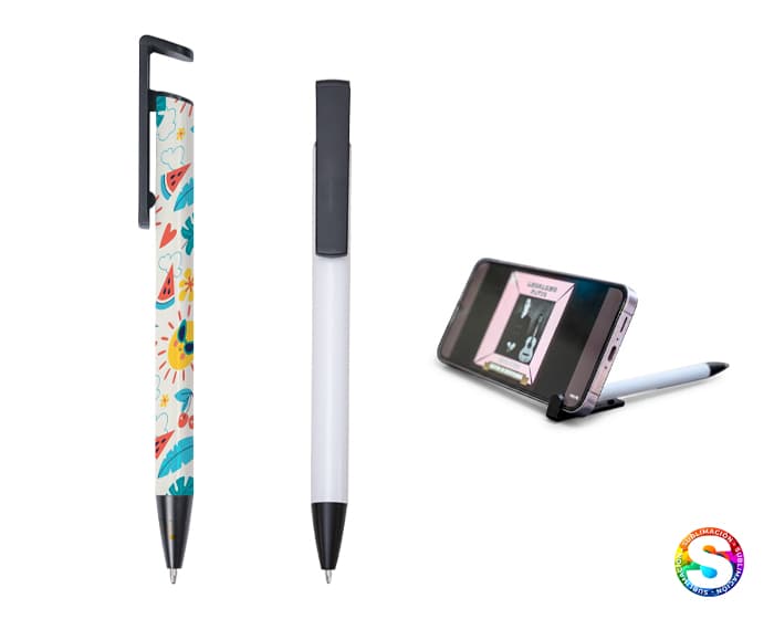 BOLÍGRAFO DE ALUMINIO PARA SUBLIMACIÓN COLORFULL A3262 BLANCO