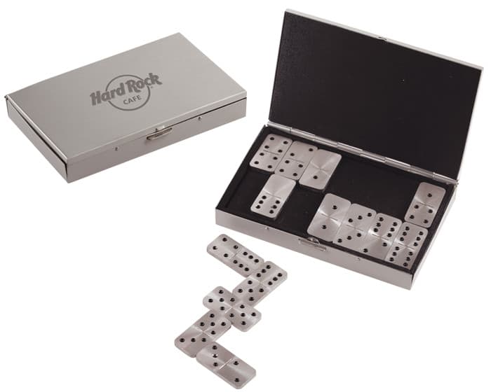 ESTUCHE DE MINI DOMINO DIAMAND EN3365 PLATA