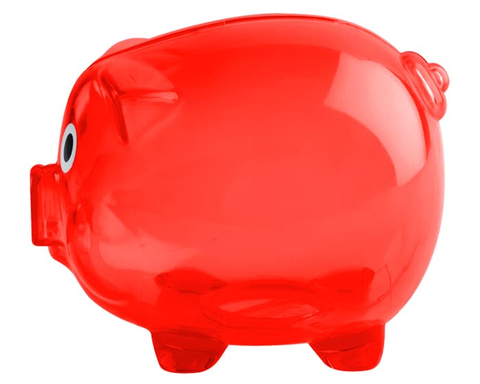 ALCANCIA PIG MNY4333 ROJO 2