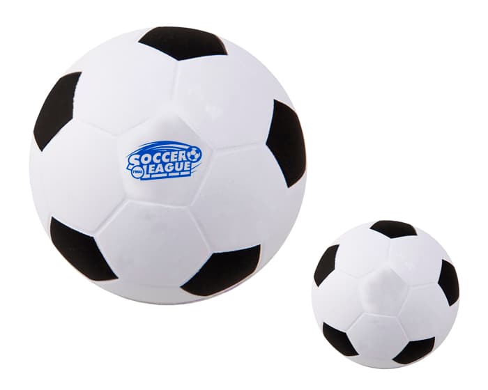 ANTIESTRES PELOTA FUTBOL PU6 BLANCA Ø 6.3 cm