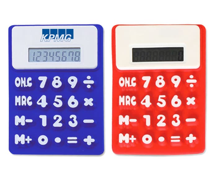 CALCULADORA SILICON RC04 ROJO